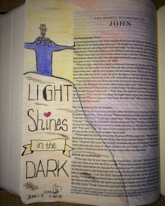 Day 1 - Advent Bible Journaling || DanaPittman.com